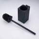 thumbnail image 5 of Soporte para escobilla de baño, soporte negro para escobilla de inodoro, soporte de pared negro, cuadrado para baño, 5 of 5