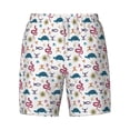 thumbnail image 4 of Lsque Mens Swim Trunks Sea Turtle Pattern - Bathing Suit Compression Liner - Beach Swim Shorts Swimwear - (S-3XL) - Stretch Quick Dry -Large, 4 of 9