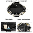 thumbnail image 2 of Daisy Women's Large Weekend Travel Bag Moving Canvas Handbag Thick Double Layer Beach Weekend Travel Unisex Hospital Maternity Delivery with Toiletry Waterproof, 2 of 5