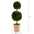 thumbnail image 2 of HomeStock 2.5Ft. Preserved Southwestern Sensibilities Double Ball Topiary Tree In Decorative Planter, 2 of 3