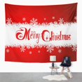 thumbnail image 2 of UFAEZU Colorful Word Merry Christmas Red Celebration Classic Wall Art Hanging Tapestry Home Decor for Living Room Bedroom Dorm 51x60 inch, 2 of 2