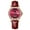 SJ8199-rose red, variant on Women Calendar Week Vintage Japanese Automatic Self-Winding Mechanical Movement 8205 Sapphire Crystal Wrist Watch Stainless Steel Ceramic Leather Luminous Clock