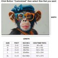 thumbnail image 2 of Monkey Rug & Home Decor-Cool Gorilla Black Area Rugs-Animal Monkey Rug Carpet Durable & Non-Slip Modern Rugs for Living Room Bedroom Man Cave Decorative-E65VJ, 2 of 7