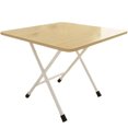 thumbnail image 1 of Petite Table Pliante Portable en Bois, Table Pliante Carrée Simple Portable, Tables à Rabat pour Petits Espaces, Table à Manger Pliante (Laiton, 70 * 70 * 72cm), 1 of 7