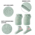 thumbnail image 3 of 6 calcetines antideslizantes para bebé, Protector de rodilla para niño pequeño y rodilleras antideslizantes para gatear para bebé, 3 of 5