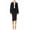 Navy, variant on Women's Elegant 2-Piece Suit – Blazer and Pencil Skirt, Professional Workwear