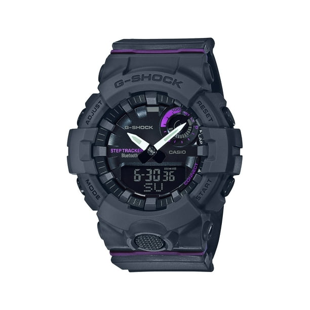 G Shock Casio G Shock Women S Fitness Tracker Bluetooth Shock Resistant 0 Meter Water Resistant Watch Model Gma B800 8acr Walmart Com Walmart Com