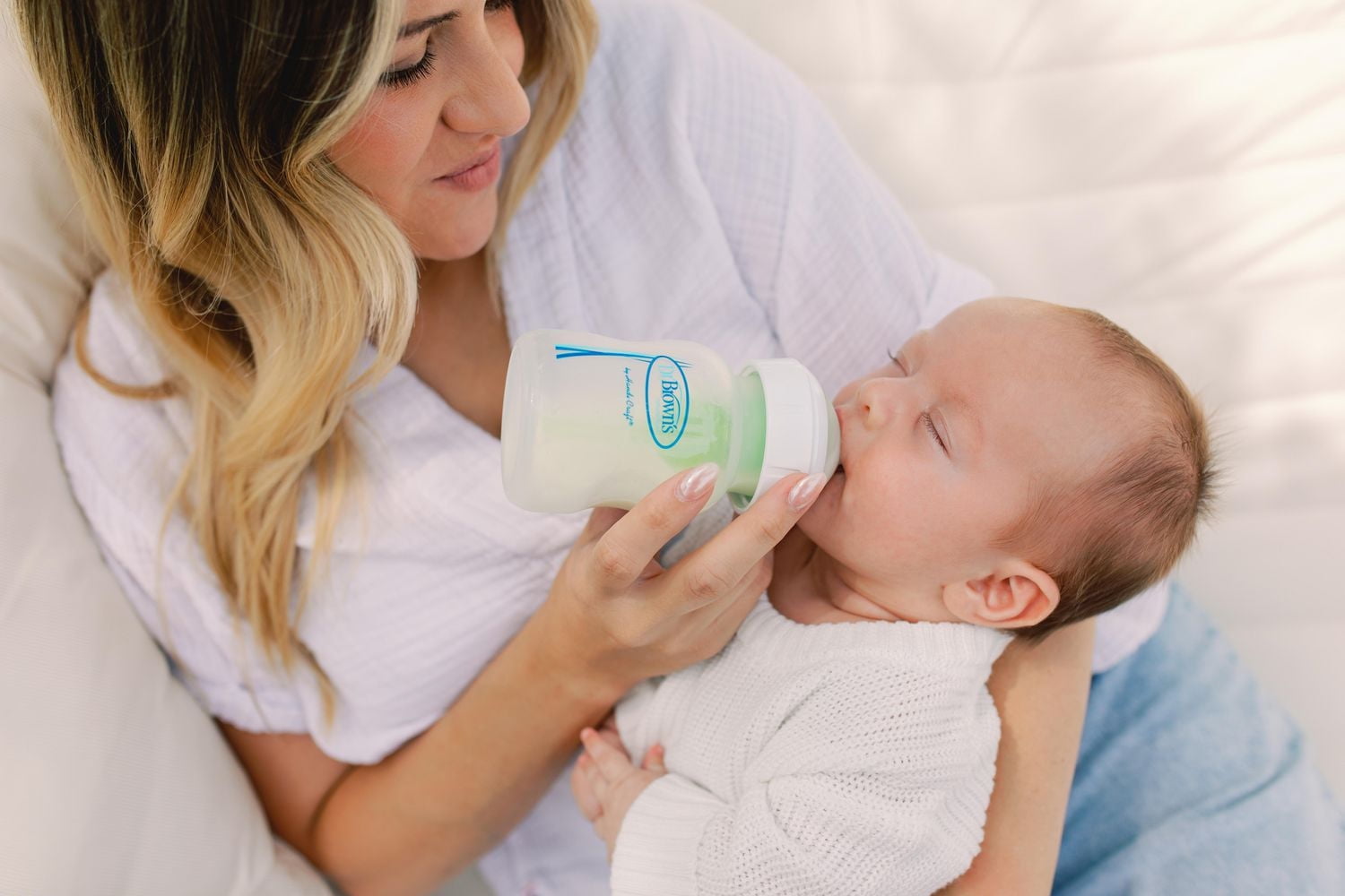 Coffret des essentiels de la bouteille à col large de Dr. Brown's Natural Flow Anti-colique Options+