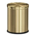 thumbnail image 1 of Bote de basura LEASYLIFE de acero inoxidable dorado, 15 l/4 gal, 1 of 8