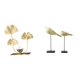 thumbnail image 1 of Estatua de figura,Estatuas de hojas y flores de metal,esculturas decorativas,Figuras decorativas para el hogar,para estante,mesa o vitrina.,Estatuas de pájaros,Estatuas de pájaros de madera, 1 of 8