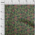 thumbnail image 1 of oneOone Viscose Chiffon Fabric Leaves & Floral Block Print Fabric By Yard 42 Inch Wide, 1 of 4