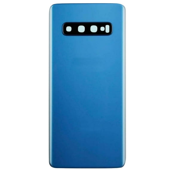 Replacement Back Cover With Camera Lens Compatible With Samsung Galaxy S10 Plus (No Logo) (Aftermarket Plus) - Blue