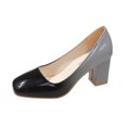 thumbnail image 2 of LSLJS Mode Grande Taille pour Femmes Couleur Unie Imperméable Couvre-Chaussures de Table Talons Hauts, 2 of 8