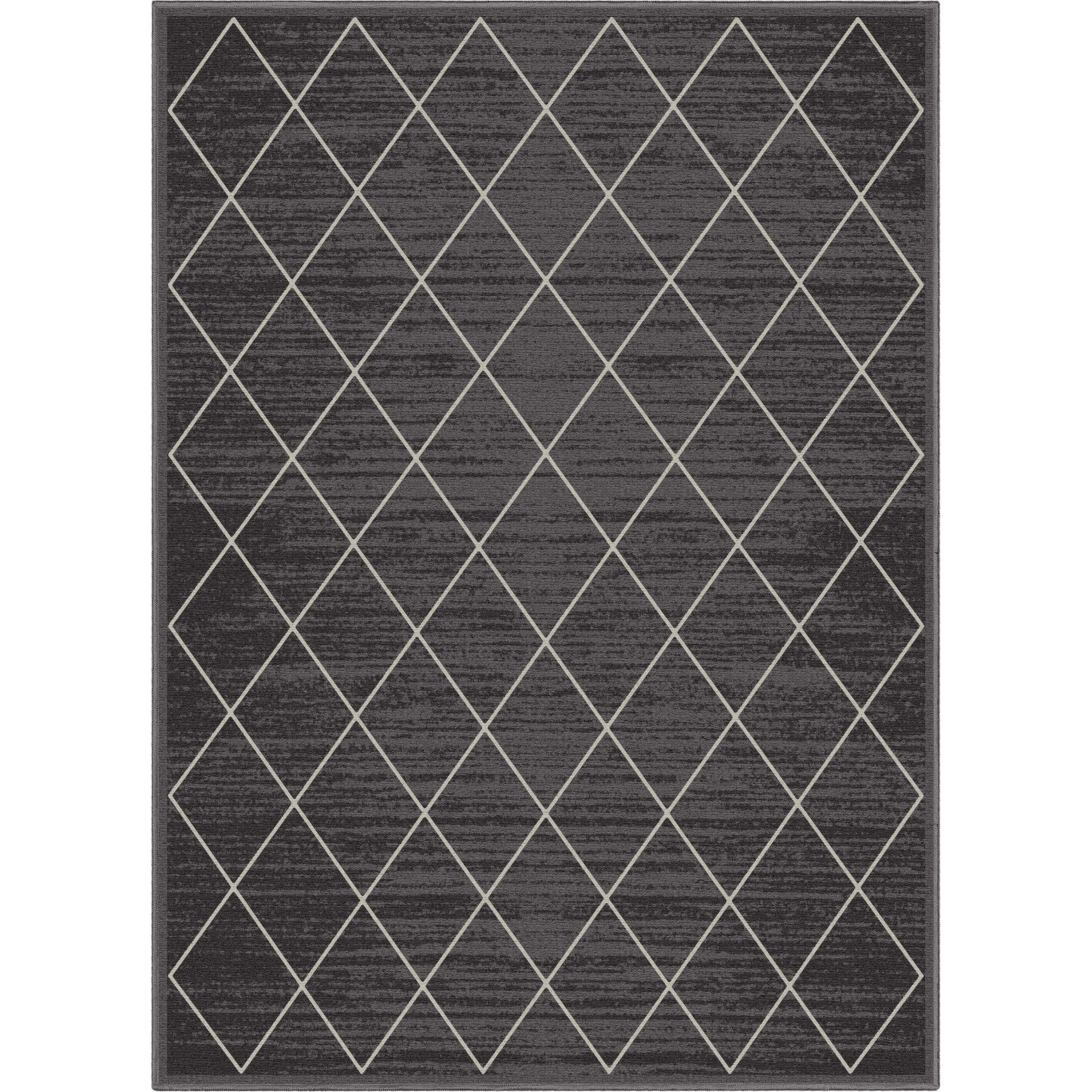 Well Woven Kings Court Clover Modern Moroccan Dark Gray 5' x 7' Area Rug