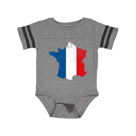 

Inktastic French Map Flag Boys or Girls Baby Bodysuit