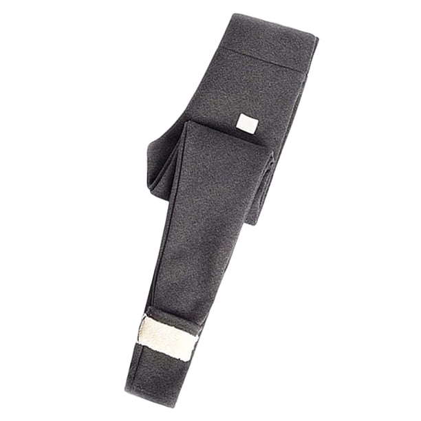 Greeniant Leggings de lana, pantalones de lana, ropa de invierno, suministros para mujeres, mantener el calor, diseño grueso, dulce regalo, ropa Uniforme atlético gris XXXL