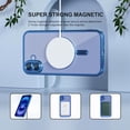 thumbnail image 2 of ShellTech Electroplated Case with Screen Protector for iPhone 16 Plus,Slim Soft Plating TPU Clear Case Compatible with MagSafe Full Camera Lens Protector Cover for iPhone 16 Plus,Darkblue, 2 of 5