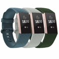 thumbnail image 1 of adepoy Compatible with Fitbit Charge 3 Bands for Women Men Large Small, Adjustable Replacement Wristbands for Fitbit Charge 3 and Fitbit Charge 3 SE, 3 Pack, 1 of 7