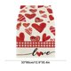 thumbnail image 3 of Apmemiss Clearance Valentines Day Table Runner Heart Valentine's Day Coffee Table Decor Rustic Farmhouse Kitchen Dining Room Entryway Table Decor Valentine's Day Decorations, 3 of 6