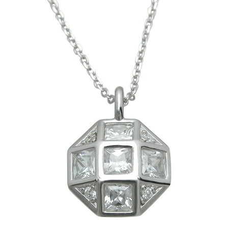 Sterling Silver Cubic Zirconia Necklace & Mother In Law Gifts
