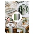 thumbnail image 4 of Cloth Napkins Set of 2 - 20x20 Inches, Sage Green Gray Ombre Washable Reusable Table Napkins, Vintage Country Wooden Soft & Absortbent Dining Napkin for Party Wedding Hotel Restaurant, 4 of 8