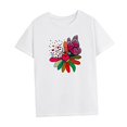 thumbnail image 4 of Camiseta de manga corta Salvador para mujer suave de ajuste regular cuello redondo L, 4 of 7