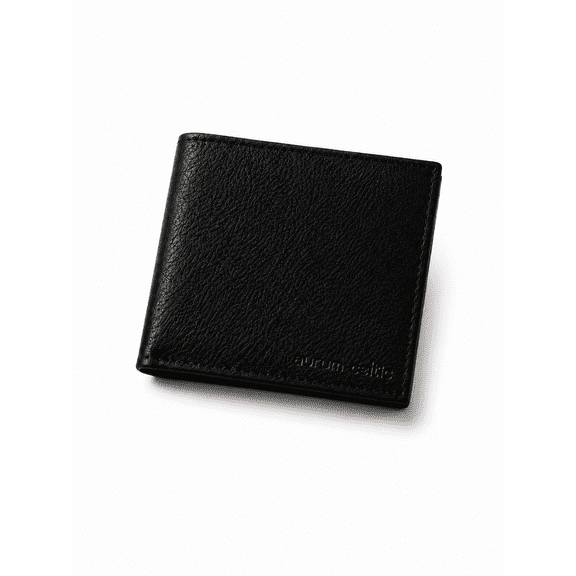Premium Genuine Leather Bifold Wallet for Men with Card Slots, Cash Pocket & Coin Pouch