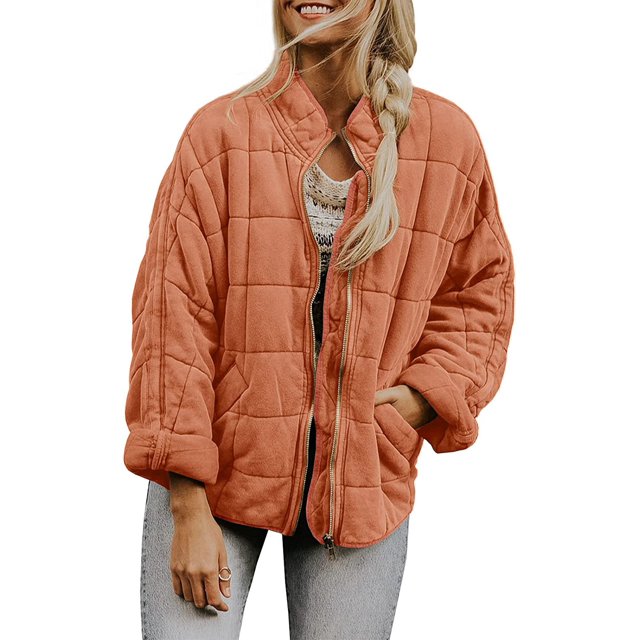 REDHOTYPE Veste à Boutons Manches Longues pour Femmes avec Poches