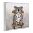 thumbnail image 2 of Stupell Industries Farmhouse Koala with Coffee Mug White Framed Giclee Art, 30 x 24, by George Dyachenko, 2 of 8