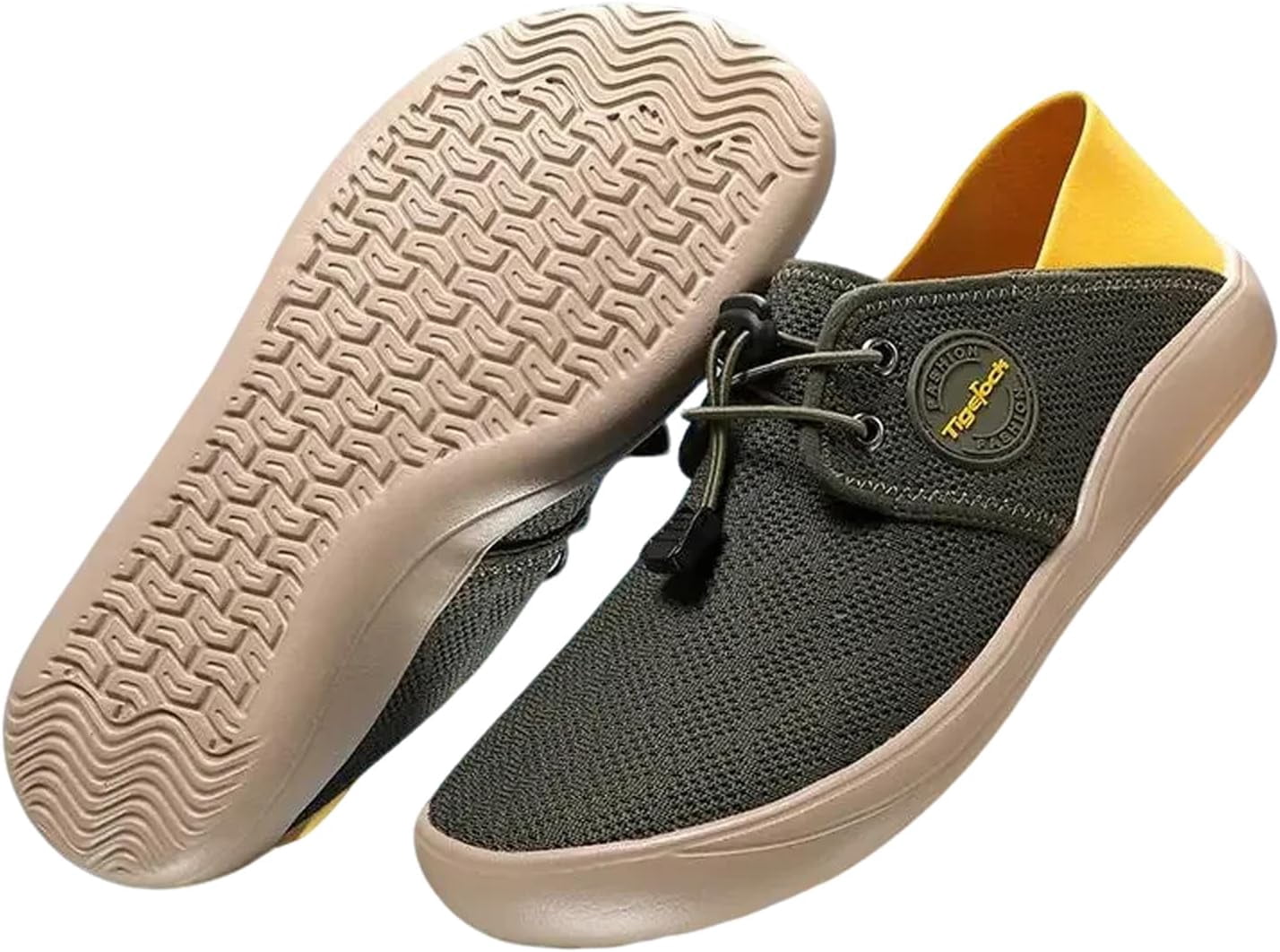 Men's Barefoot Shoes Wide Toe Box Zero Drop Minimalist Trail Running Shoes - Gym Training Shoes for Hiking Walking Water