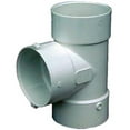 thumbnail image 1 of 4in. PVC Bull Nose Tee, 1 of 1