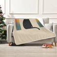 thumbnail image 7 of Yayeee Throw Blanket for Couch Soft Warm 50" x 60" Sofa Chair Bed Decoration, Beige Cat Rainbow, 7 of 7