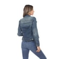 thumbnail image 4 of White Mark Veste en Denim Classique pour Femmes, 4 of 6
