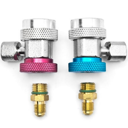 air kapsco refrigerant r134a coupler manifold adapters moto adjustable condition quick low