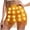 Orange—Skirt, variant on AGWOLF Women Tassel Sequin Skirt Sparkly Elastic High Waist Skirts Shiny Led Mini Skirts Fringe Belly Dance Hip Scarf Rave Party Outfit