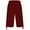 Wine, variant on Tiijoy Men's Relaxed Fit Cotton Linen Capri Pants Lightweight Breathable Casual 3/4 Pants