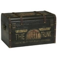 thumbnail image 6 of Household Essentials 22" TOTTY Vintage Storage Trunk, Green and Black, 6 of 11