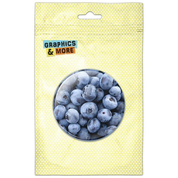 Blueberries Pinback Button Pin Badge