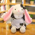 thumbnail image 3 of Conejo de peluche de orejas largas para niñas, juguete de peluche, falda con estampa de Animal, conejo, regalo de cumpleaños, regalo de Navidad, 1 ud., 3 of 5