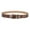 Umber, variant on Women's Vintage Casual Fall D Ring Winter Faux Leather Belt Metal Buckle Fashion Medium Basic Metal Buckle Cream Small-Large