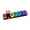 Rainbow, variant on Ezy Dose Weekly (7-Day) Daily Pill Planner, Waterproof Locking Compartments, Rainbow