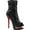 Black Sequins/Black-Red, variant on Women's Pleaser Blondie R 1008