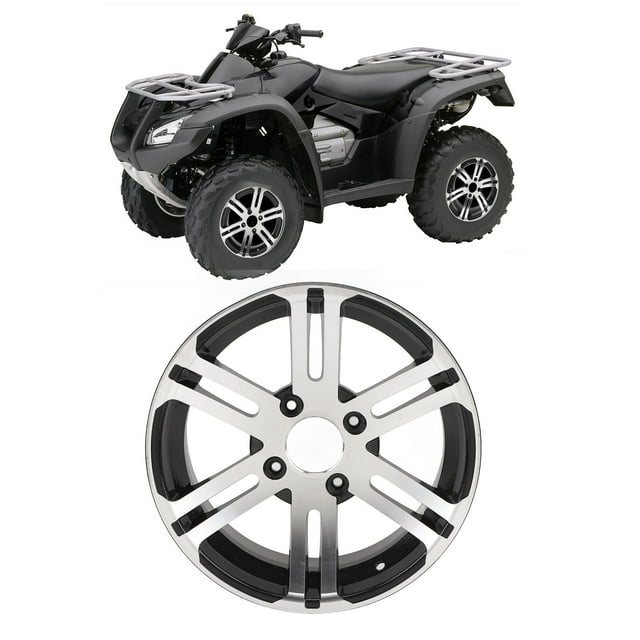 Moyeu de Roue de 14 Pouces pour Karts, Alliage d'Aluminium, Haute Résistance, Construction Solide, Longue Durée de Vie, Moyeu de Roue en Alliage pour Kart ATV