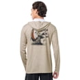 thumbnail image 2 of GH BY GUY HARVEY Men's Long Sleeve Sun Protection Cutthoat Trout Hoodie, 2 of 9