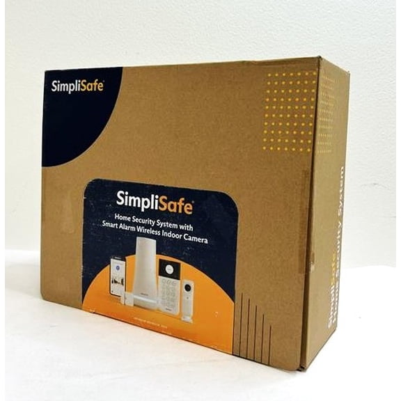 Restored SimpliSafe 6-Pc. Home Security System: Indoor Wireless Security Camera, Entry Sensors KT061-01RUS (Refurbished)