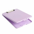 thumbnail image 1 of WHEANG Home Decor Multifunctional File Folder with Clipboard File Organiser Box Writing Pad for Student Teacher School One Size Purple, 1 of 9