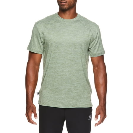 Reebok Men's and Big Men's Short Sleeve Yoga Tee, up to Size 3XL