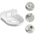thumbnail image 2 of KAKOWELY Wall Mount Floating Shelf No Punching Security Camera Support Bracket Speaker Rack,4.72"X3.74"X1.38", 2 of 5