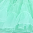 thumbnail image 4 of YUEJUIR Rainbow Tutu Womens High Waist Pleated Short Skirt Adult Tutu Dancing Skirt Adult Tutu Tulle Skirt Princess Tutu (Mint Green,XL), 4 of 5