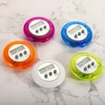 thumbnail image 5 of Uxcell Round Digital Timer, Small Count Down/ UP Clock with Magnetic, Big LCD Display, White, 5 of 5